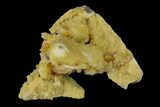 Fluorescent, Yellow Calcite Crystal Cluster - South Dakota #170685-1